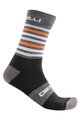 CASTELLI Șosete clasice de ciclism - GREGGE 15 - gri/portocaliu