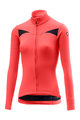 CASTELLI Tricou de cilism pentru iarnă cu mânecă lungă - SINERGIA LADY WINTER - roz