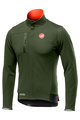 CASTELLI Jachetă termoizolantă de ciclism - DOUBLE ESPRESSO - verde