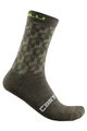 CASTELLI Șosete clasice de ciclism - CUBI 18 - verde