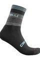 CASTELLI Șosete clasice de ciclism - LINEA 15 WINTER - roz/albastru