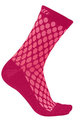 CASTELLI Șosete clasice de ciclism - SFIDA 13 LADY WINTER - roz