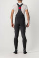 CASTELLI Pantaloni de ciclism lungi cu bretele - VELOCISSIMO 5 WINTER - negru