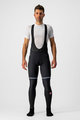 CASTELLI Pantaloni de ciclism lungi cu bretele - POLARE 3 WINTER - negru