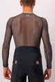 CASTELLI Tricou de ciclism cu mânecă lungă - MIRACOLO WOOL - negru