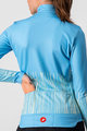 CASTELLI Tricou de cilism pentru iarnă cu mânecă lungă - SORPRESA LADY WINTER - albastru deschis
