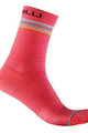 CASTELLI Șosete clasice de ciclism - GO 15 LADY - roz