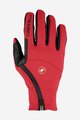 CASTELLI Mănuși cu degete lungi de ciclism - MORTIROLO WINTER - roșu