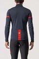 CASTELLI Tricou de cilism pentru iarnă cu mânecă lungă - FONDO 2 WINTER - albastru