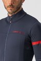 CASTELLI Tricou de cilism pentru iarnă cu mânecă lungă - FONDO 2 WINTER - albastru