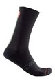 CASTELLI Șosete clasice de ciclism - RACING STRIPE - negru