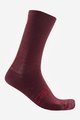 CASTELLI Șosete clasice de ciclism - RACING STRIPE - bordo