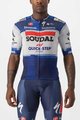 CASTELLI Tricou de ciclism cu mânecă scurtă - SOUDAL QUICK-STEP '23 CLIMBER'S 3.1 - albastru/alb