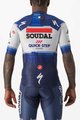 CASTELLI Tricou de ciclism cu mânecă scurtă - SOUDAL QUICK-STEP '23 CLIMBER'S 3.1 - albastru/alb