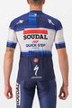 CASTELLI Tricou de ciclism cu mânecă scurtă - SOUDAL QUICK-STEP 23 - alb/albastru