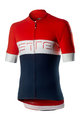 CASTELLI Tricou de ciclism cu mânecă scurtă - PROLOGO VI - roșu/verde/albastru