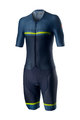 CASTELLI Salopetă de ciclism - SANREMO 4 SPEED - albastru