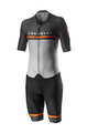 CASTELLI Salopetă de ciclism - SANREMO 4 SPEED - negru/gri