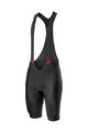 CASTELLI Tricoul și pantaloni scurți de ciclism - A TUTTA - negru/bordo