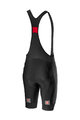 CASTELLI Tricoul și pantaloni scurți de ciclism - GRIMPEUR - negru/verde