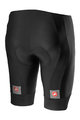 CASTELLI Pantaloni scurți de ciclism fără bretele - ENTRATA - negru