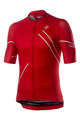 CASTELLI Tricou de ciclism cu mânecă scurtă - PASSO - roșu