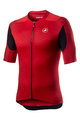 CASTELLI Tricou de ciclism cu mânecă scurtă - SUPERLEGGERA 2 - roșu/negru