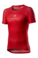 CASTELLI Tricou de ciclism cu mânecă scurtă - PRO MESH - roșu