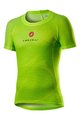 CASTELLI Tricou de ciclism cu mânecă scurtă - PRO MESH - galben