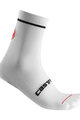 CASTELLI Șosete clasice de ciclism - ENTRATA 13 - alb