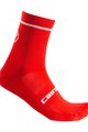 CASTELLI Șosete clasice de ciclism - ENTRATA 13 - roșu