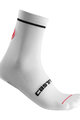 CASTELLI Șosete clasice de ciclism - ENTRATA 9 - alb