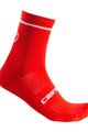 CASTELLI Șosete clasice de ciclism - ENTRATA 9 - roșu