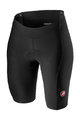 CASTELLI Pantaloni scurți de ciclism fără bretele - VELOCISSIMA 2 LADY - turcoaz/negru