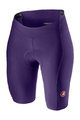 CASTELLI Pantaloni scurți de ciclism fără bretele - VELOCISSIMA 2 LADY - mov