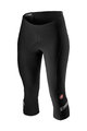 CASTELLI 3/4 șosete de ciclism fără bretele - VELOCISSIMA 2 LADY - turcoaz/negru