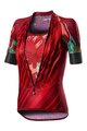 CASTELLI Tricou de ciclism cu mânecă scurtă - CLIMBER'S LADY - roșu
