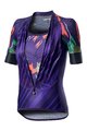 CASTELLI Tricou de ciclism cu mânecă scurtă - CLIMBER'S LADY - mov