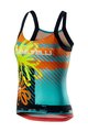 CASTELLI Maiou de ciclism - UPF0 LADY - galben/multicolor
