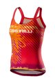 CASTELLI Maiou de ciclism - UPF0 LADY - multicolor/portocaliu