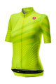 CASTELLI Tricou de ciclism cu mânecă scurtă - SUBLIME LADY - verde/galben
