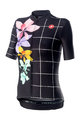 CASTELLI Tricou de ciclism cu mânecă scurtă - FIORITA LADY - negru