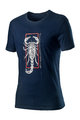 CASTELLI Tricou de ciclism cu mânecă scurtă - LOGO - albastru