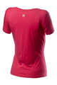 CASTELLI Tricou de ciclism cu mânecă scurtă - LOGO W LADY - roz