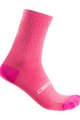 CASTELLI Șosete clasice de ciclism - PRO LADY - roz