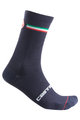 CASTELLI Șosete clasice de ciclism - ITALIA 15 - albastru