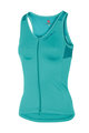CASTELLI Tricoul de ciclism fără mâneci - SOLARE LADY - albastru deschis/roz