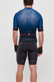 CASTELLI Tricoul și pantaloni scurți de ciclism - AERO RACE - albastru/gri
