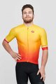 CASTELLI Tricou de ciclism cu mânecă scurtă - AERO RACE 6.0 - roșu/galben