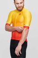 CASTELLI Tricou de ciclism cu mânecă scurtă - AERO RACE 6.0 - roșu/galben